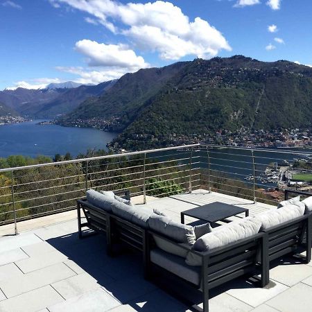 Penthouse - Villa Cardano Como Exterior foto