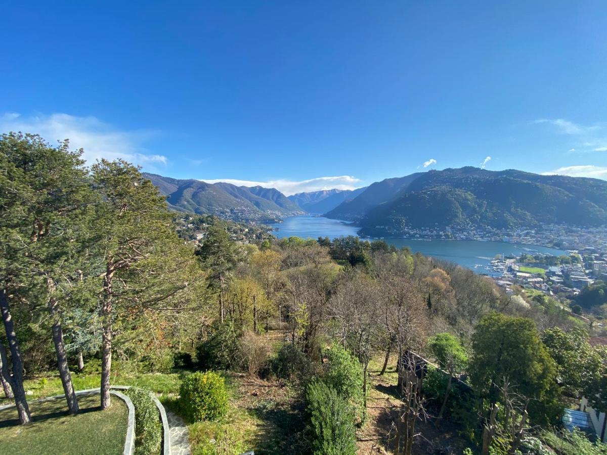 Penthouse - Villa Cardano Como Exterior foto