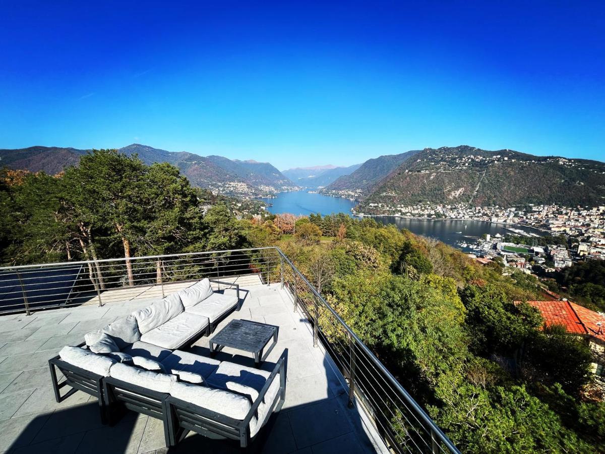 Penthouse - Villa Cardano Como Exterior foto