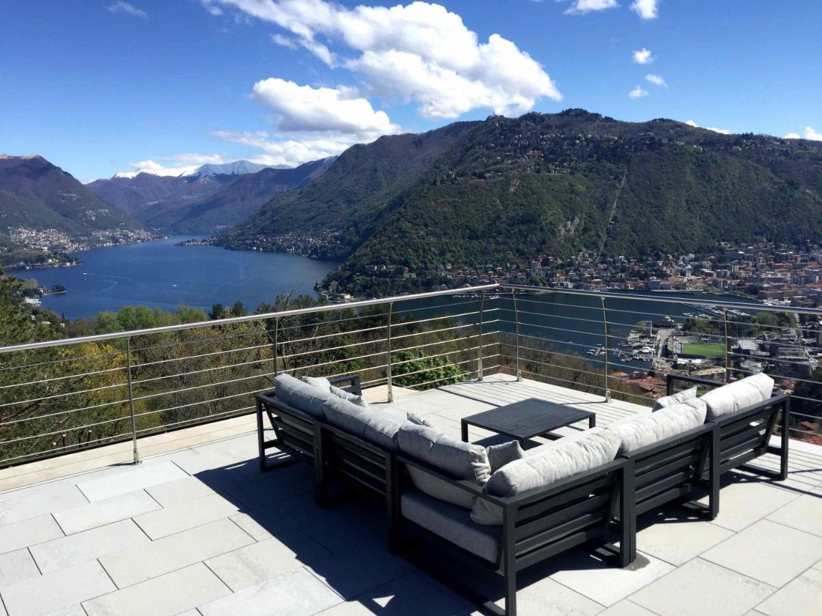 Penthouse - Villa Cardano Como Exterior foto